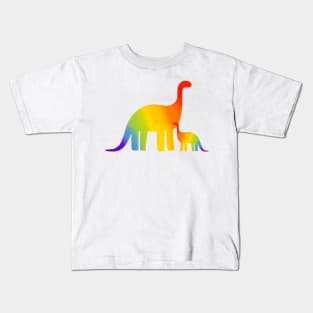 Rainbow dinosaur Kids T-Shirt